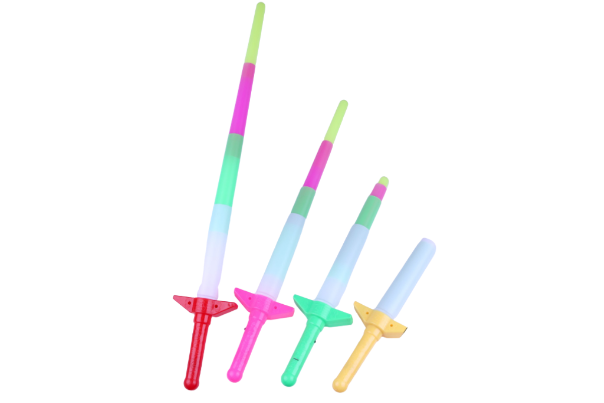 Telescopic Glowing Toy SwordAssorted