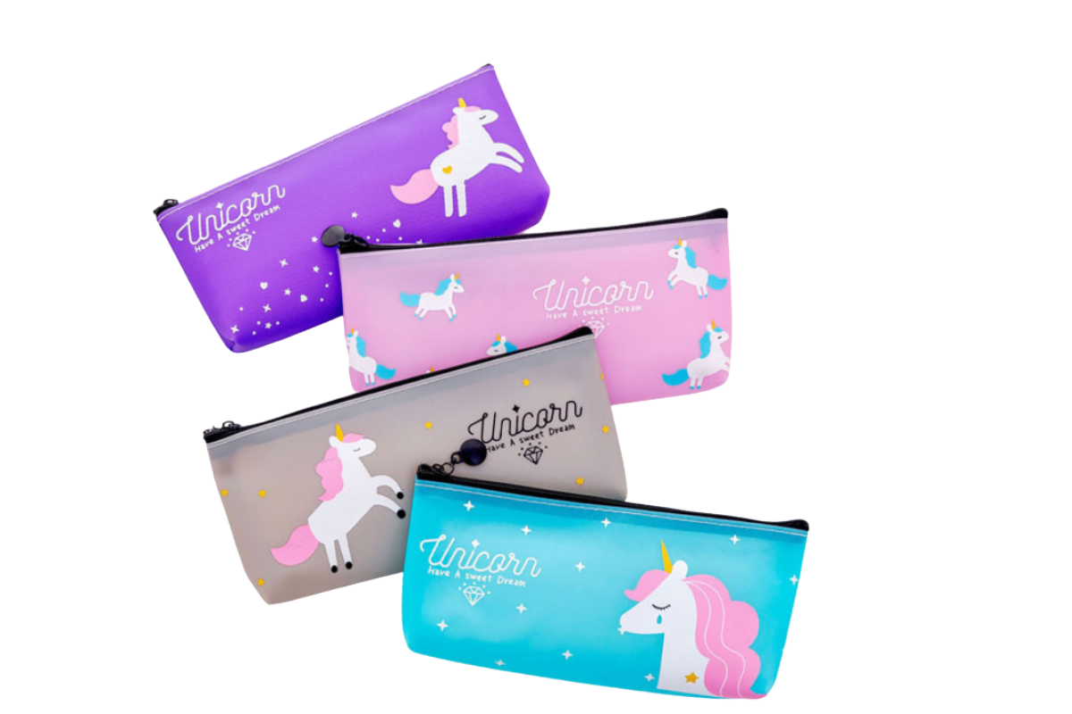 Whimsical Unicorn Pencil CaseAssorted