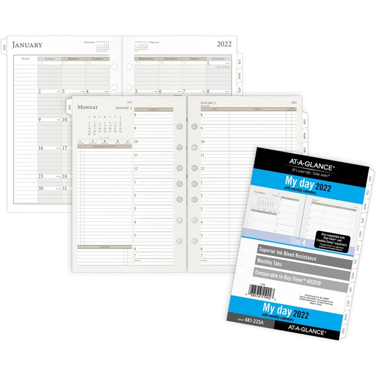 At-A-Glance Daily Monthly Planner Refill [SKU - AAG481225A]EA