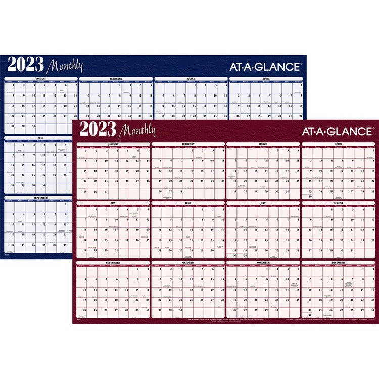 At-A-Glance Erasable/Reversible Horizontal Yearly Wall Planner [SKU - AAGA152]EA