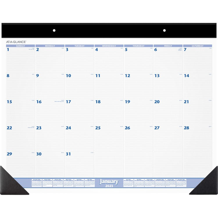 At-A-Glance Monthly Two-color Desk Pad [SKU - AAGSW23000]EA