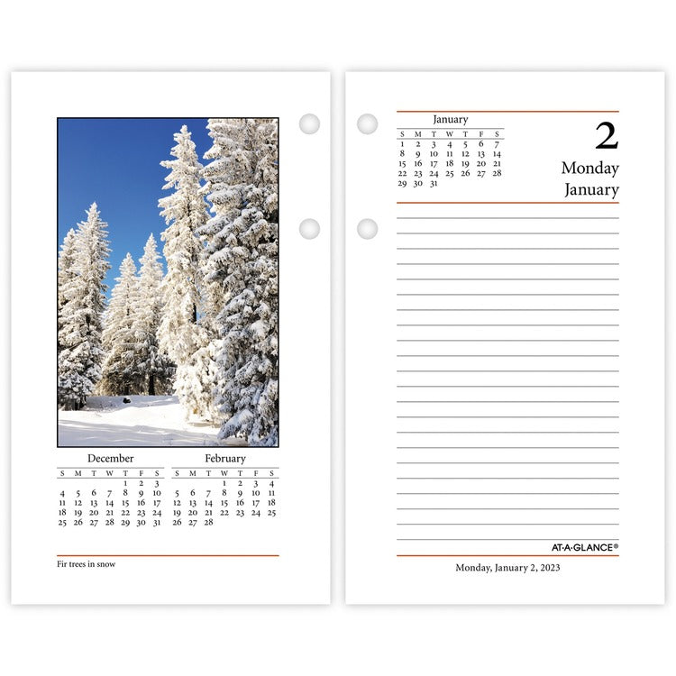 At-A-Glance Photographic Desk Calendar Refill [SKU - AAGE41750]EA