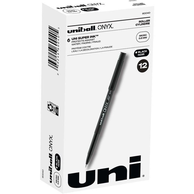 uniball Onyx Rollerball Pens [SKU - UBC60040]DZ