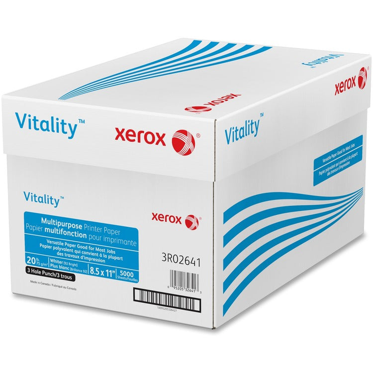 Vitality 3-Hole Punched Inkjet Print Copy & Multipurpose Paper [SKU - XER3R02641]CT