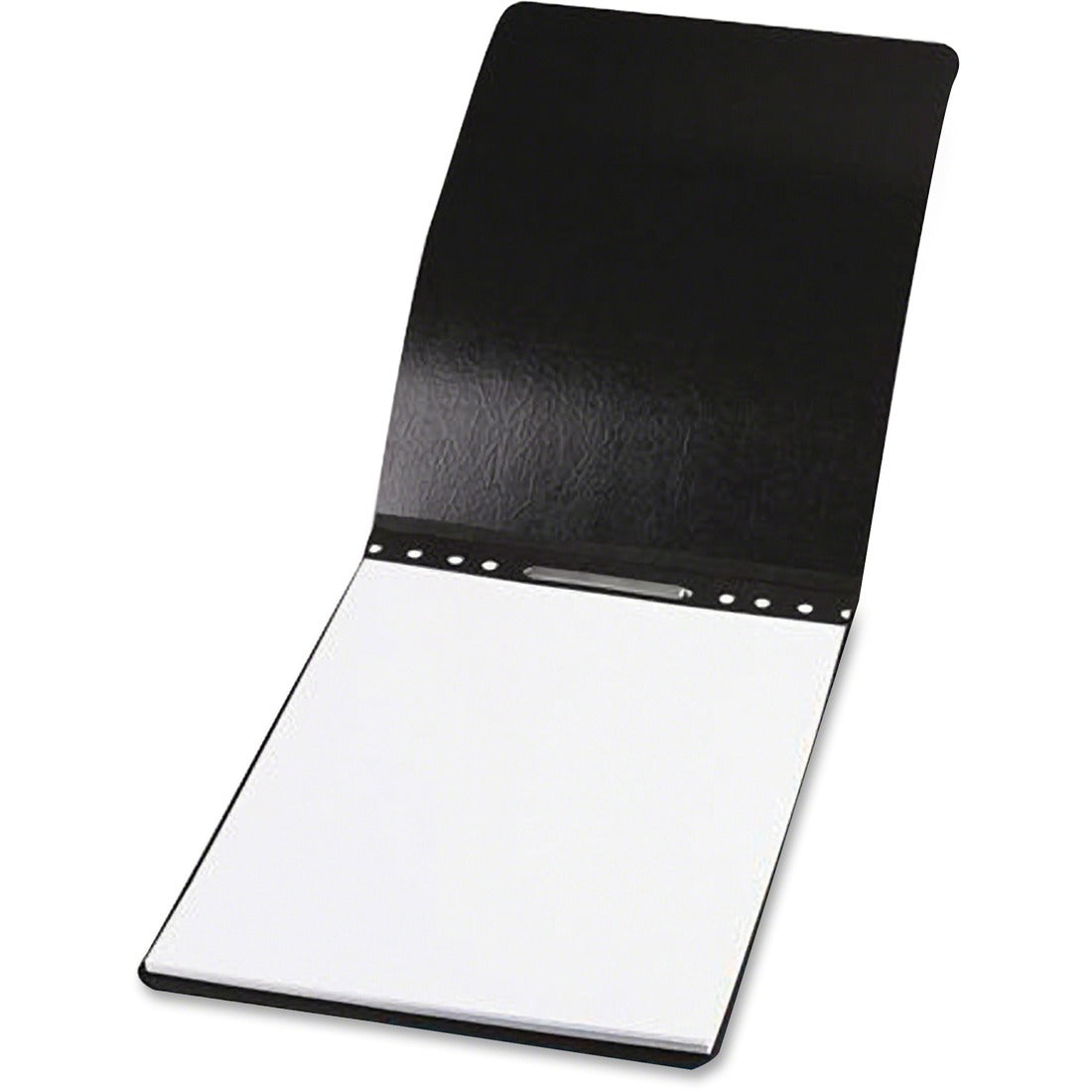 Acco Reinforced Pressboard Report Covers - 2" Folder Capacity - Letter - 8 1/2" x 11" Sheet Size - 20 pt. Folder Thickness - Pressboard, Tyvek - Black - Recycled - 1 Each