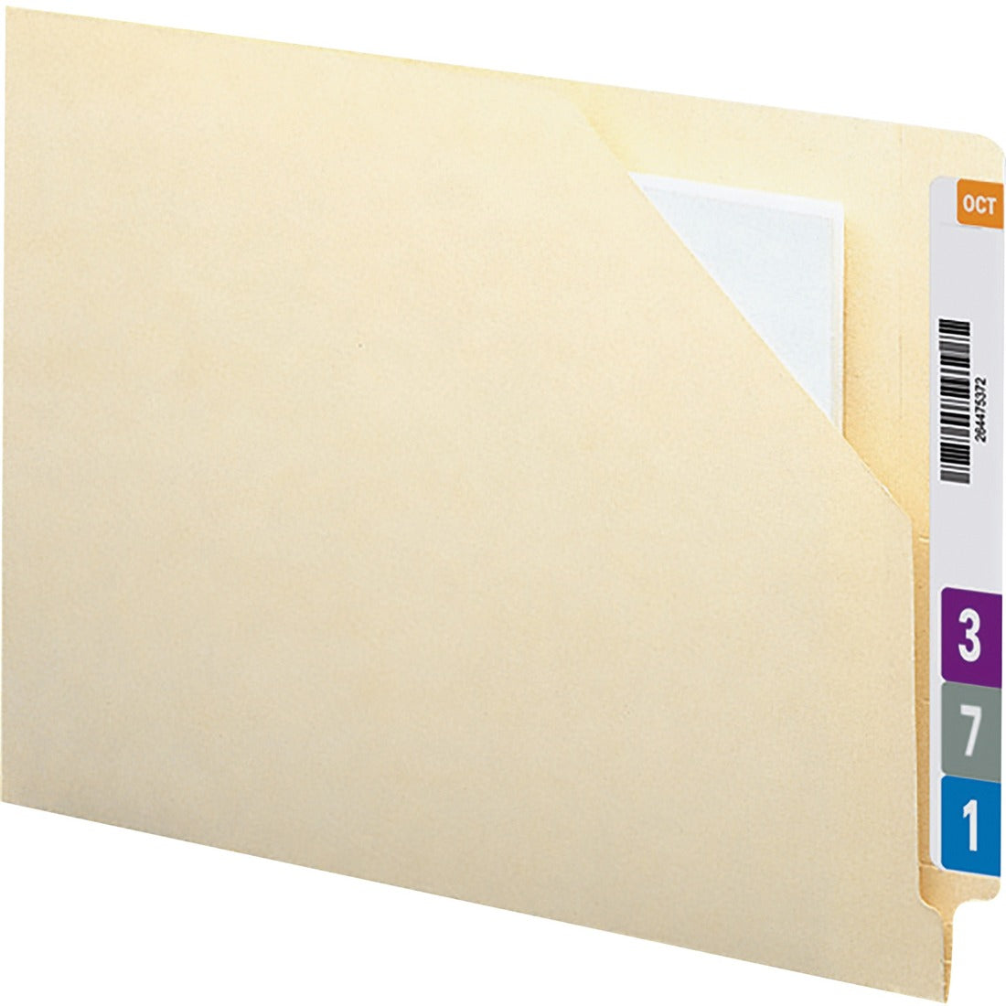 Smead Antimicrobial End Tab Manila File Jackets