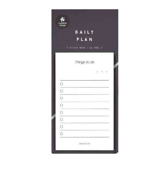 Suatelier Sticky Memo Daily Planno 1901