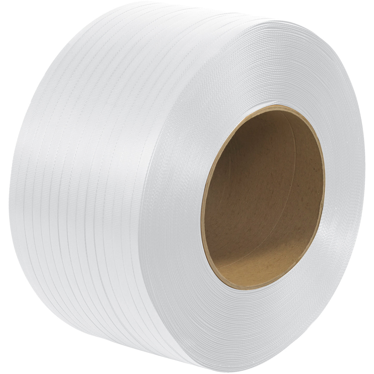 1/2" x .024 500# (8x8) Polypropylene Strap 7,200 Feet WHITE