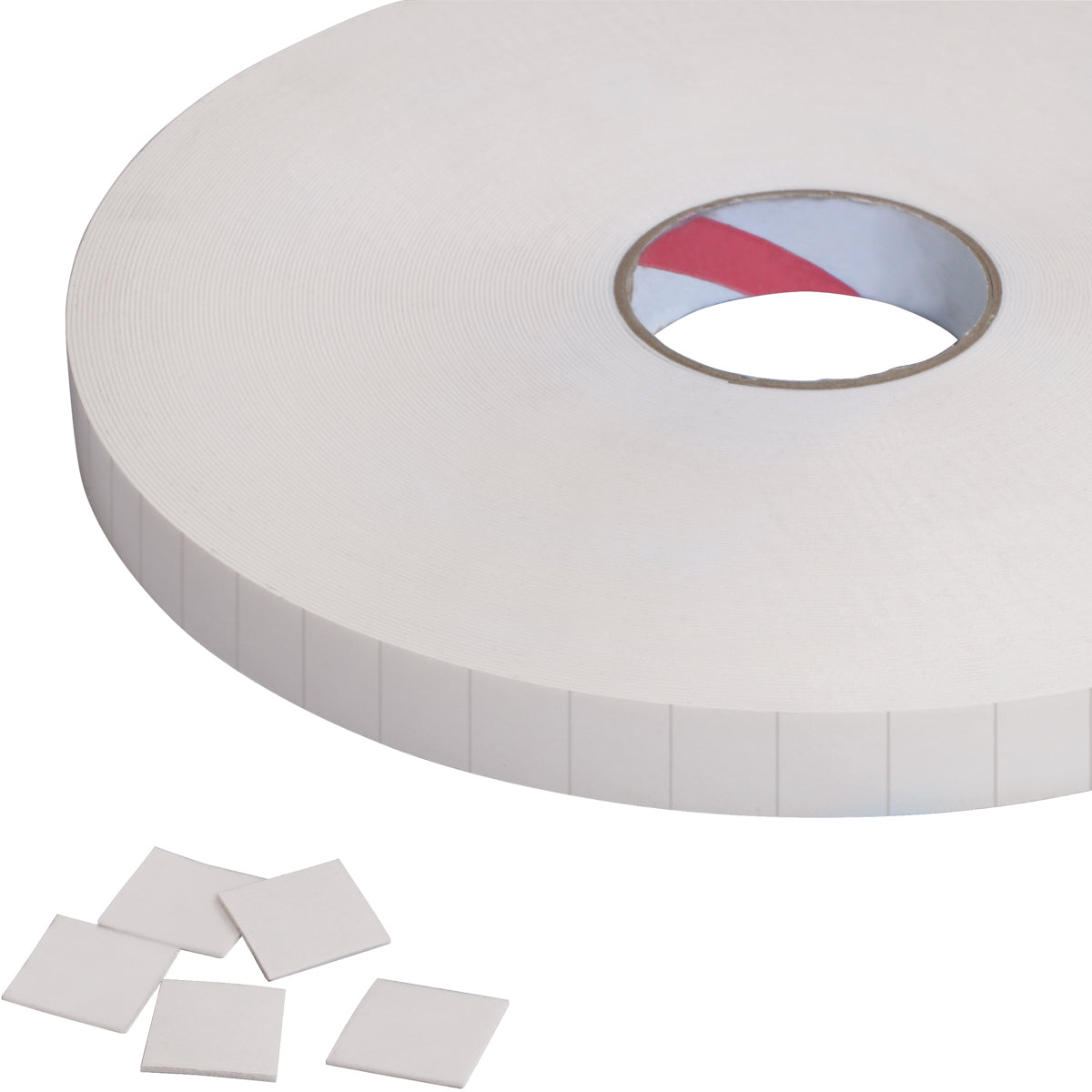 1/2 X 1/2" 1/16"Removable Double Sided Foam Squares 1296/Case
