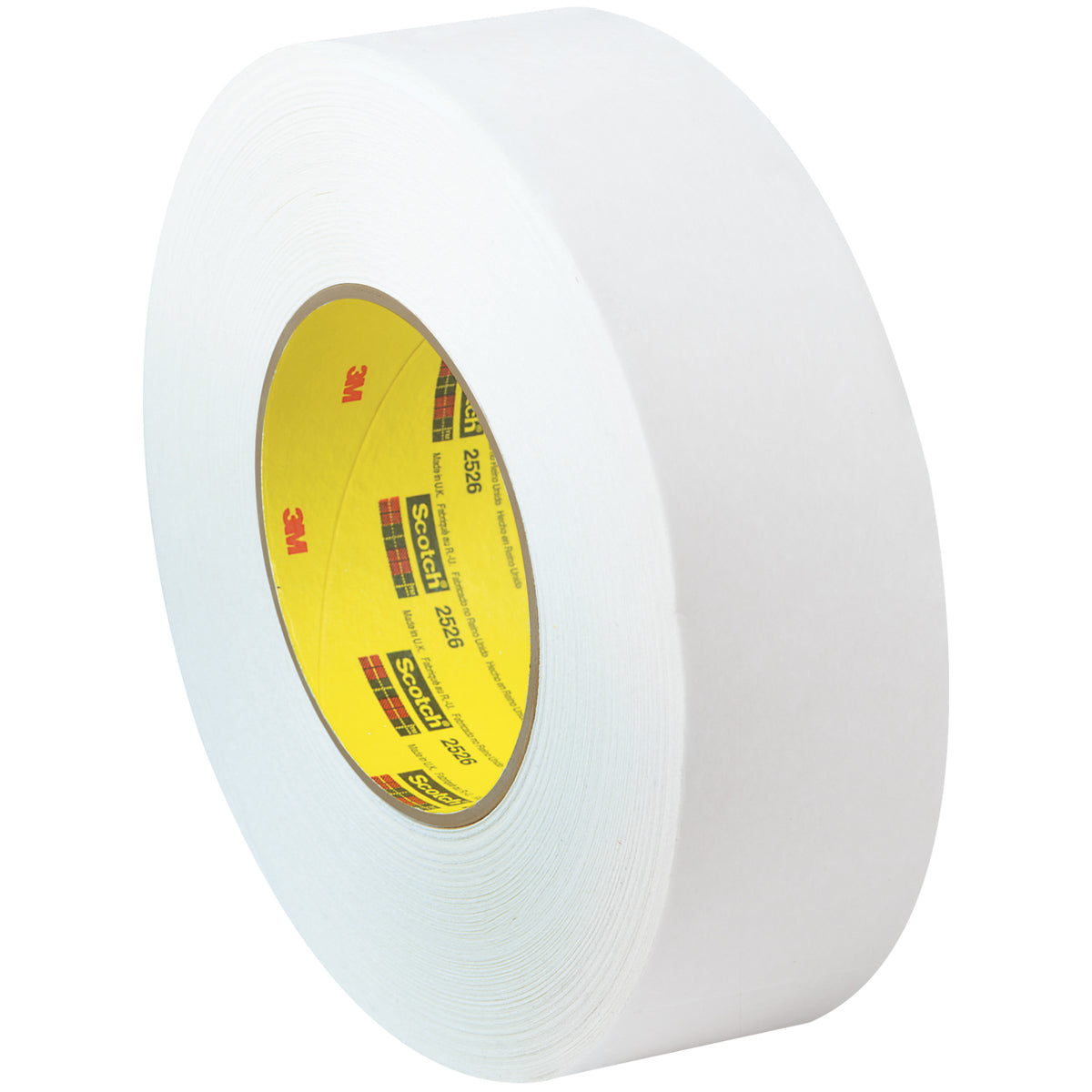 1" x 60 yds. 3M 2526 Flatback Tape 36/Case