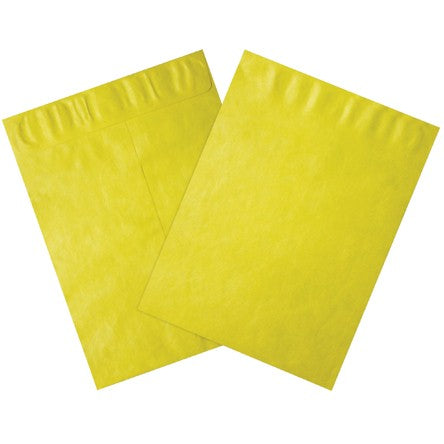 10 x 13 Yellow Tyvek Envelopes 100/Case