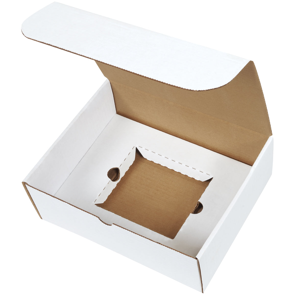 11 1/8 x 8 3/4 x 4 White CD Literature Mailer Kits 50/Case