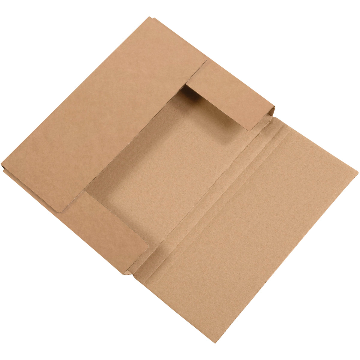 11 3/4 x 10 1/2 x 2 1/2 Kraft Easy-Fold Mailers  50/Bundle