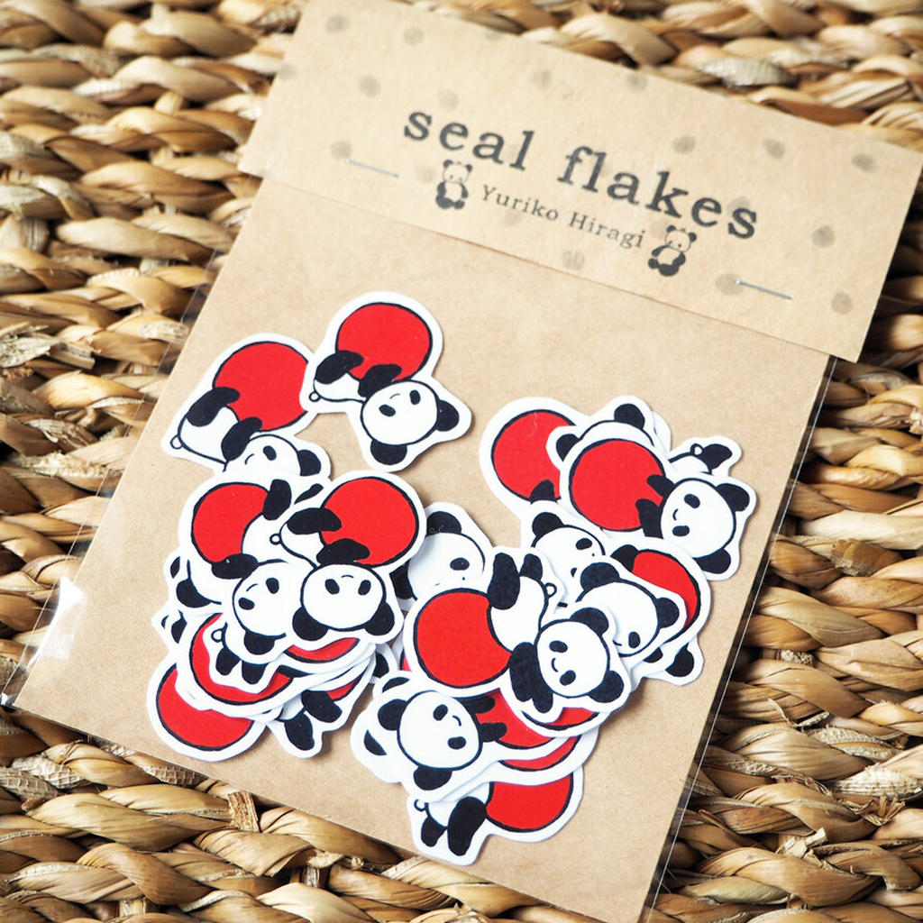 Yuriko Hiragi Flake StickerPanda And Ball