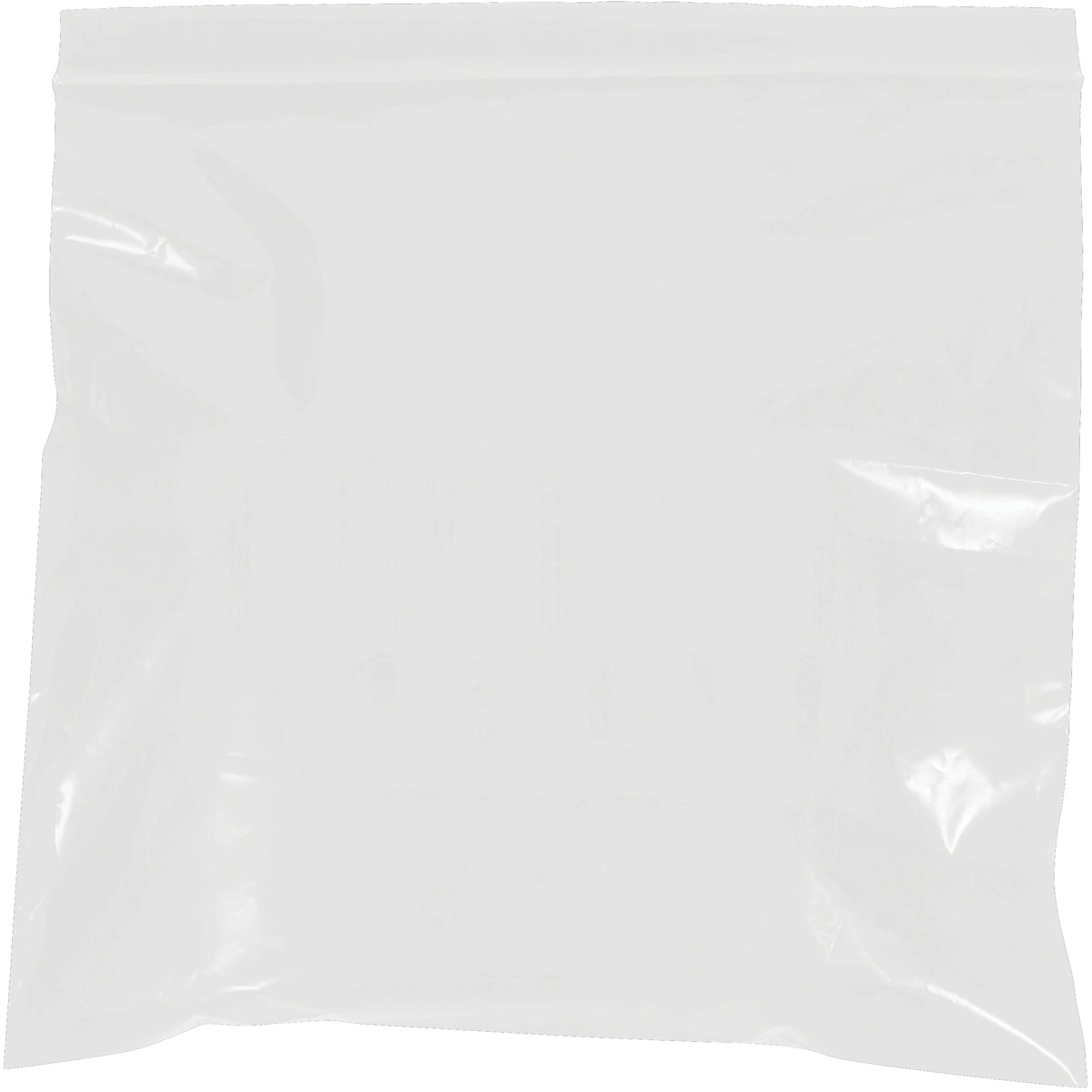 12 x 15 - 2 Mil White Reclosable Poly Bags 1000/Case