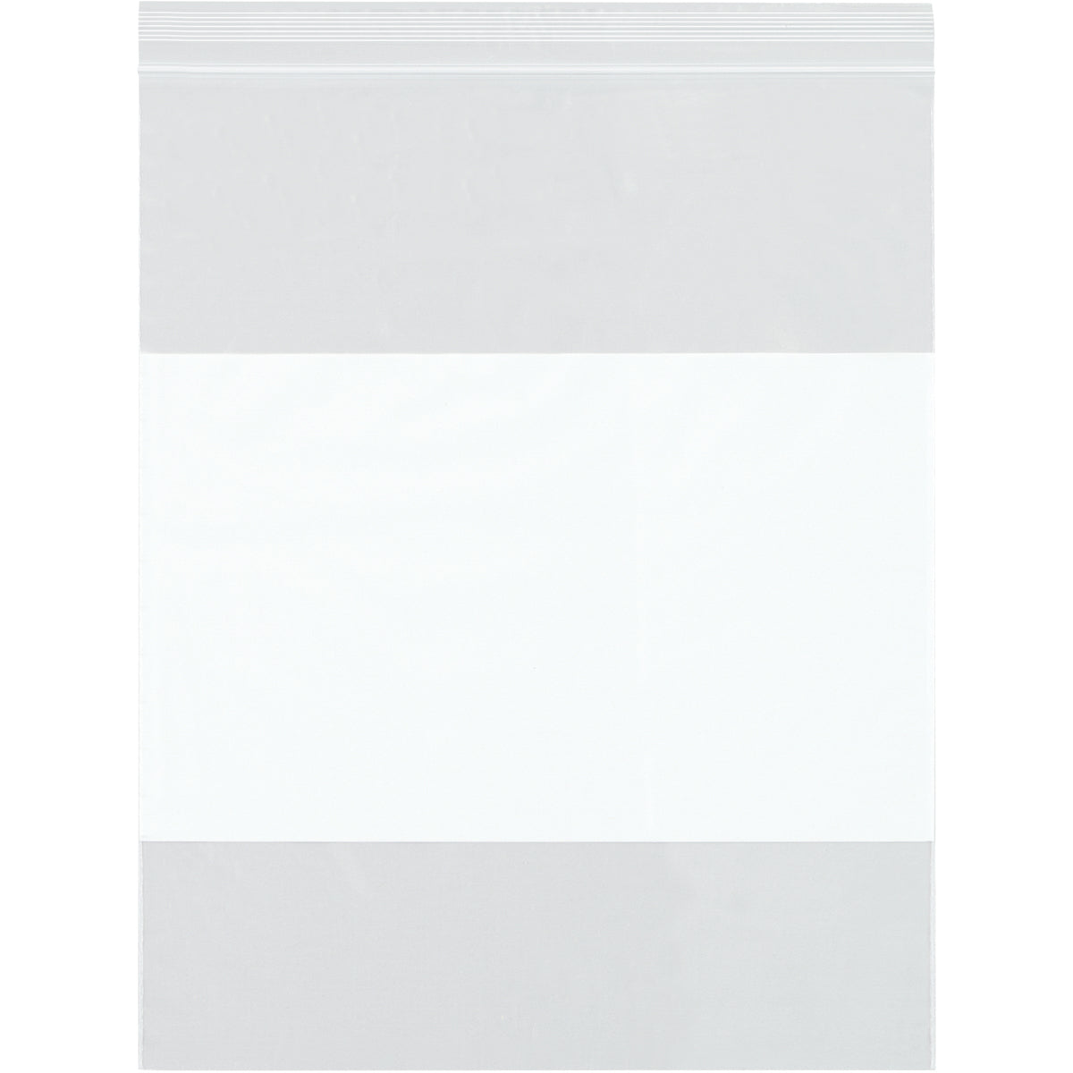 14 x 16 (2 mil) Reclosable Poly Bags With White Block 500/Case