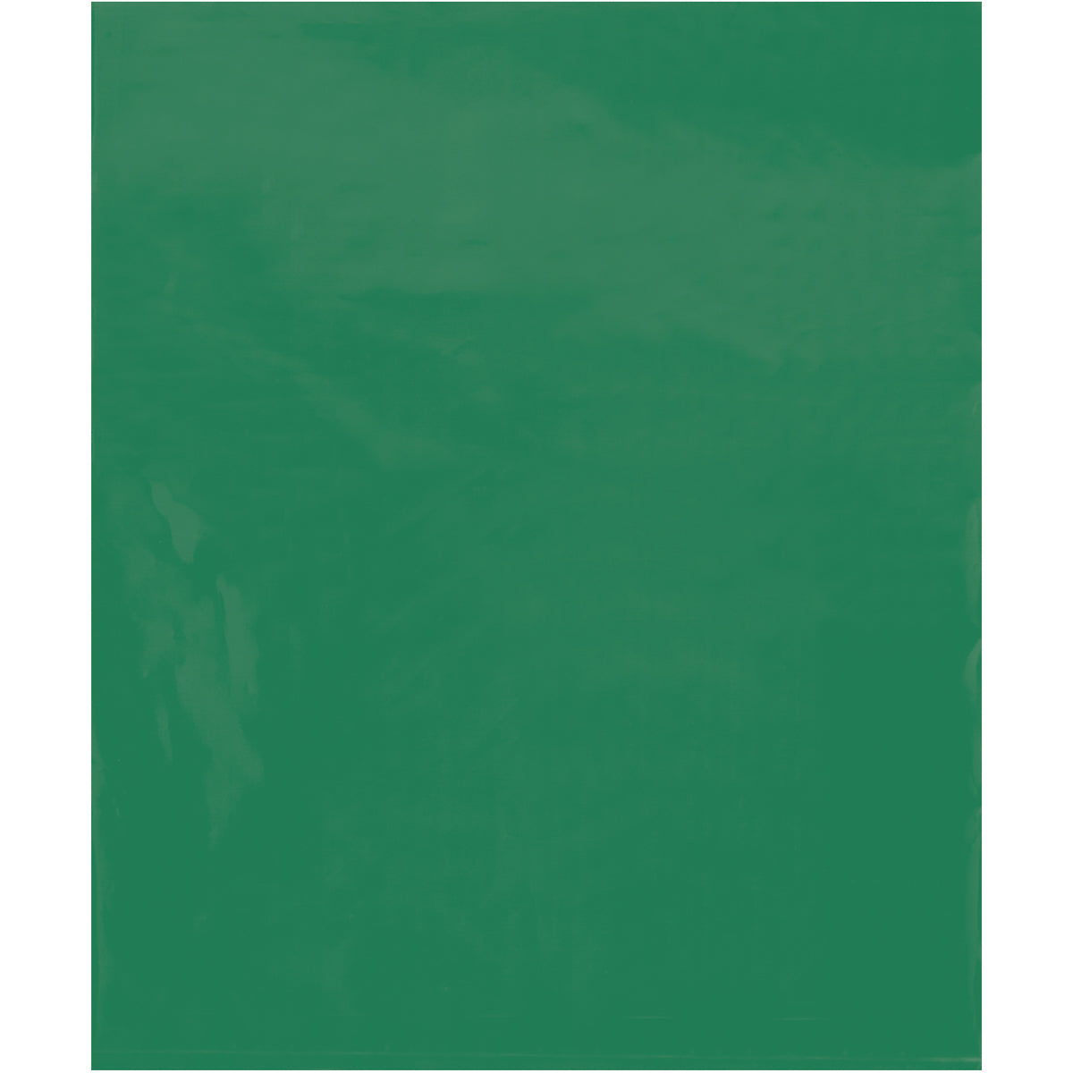 15 x 18 - 2 Mil Green Flat Poly Bags 1000/Case