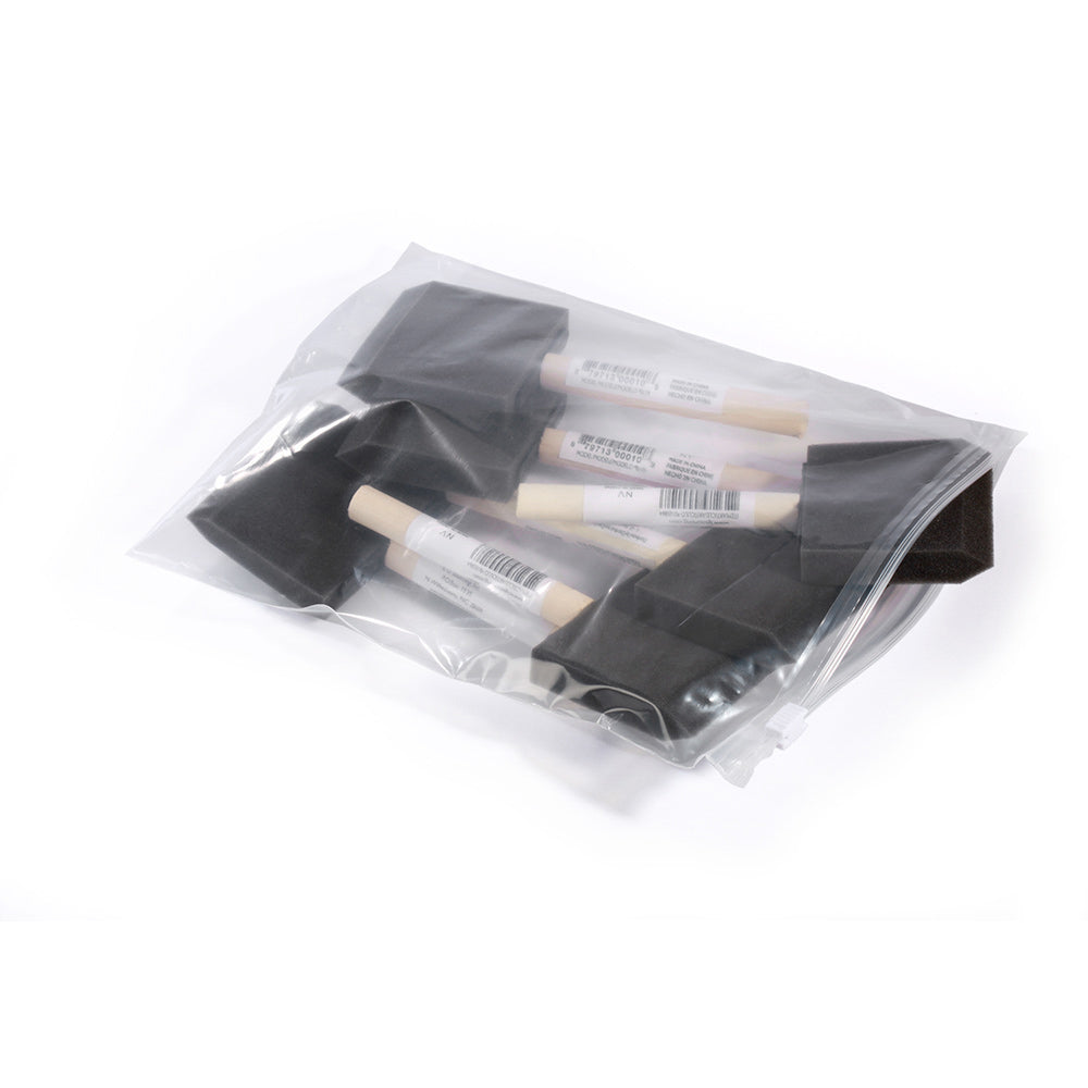 16 x 12 (3 mil) Slider Grip Reclosable Poly Bags - 100/Case