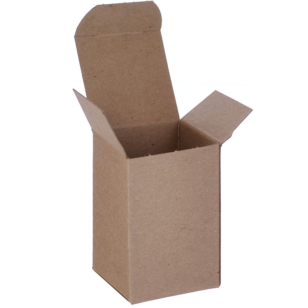 2 x 2 x 3 Brown 24pt 1-pc Chipboard Folding Carton 1000/Case