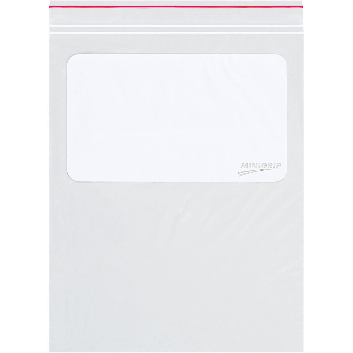 2 x 3 - 2 Mil Minigrip White Block Reclosable Poly Bags 1000/Case
