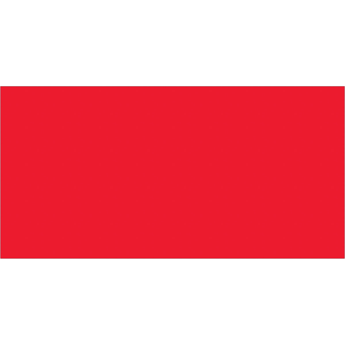 2 x 4" Fluorescent Red Inventory Rectangle Labels 500/Roll