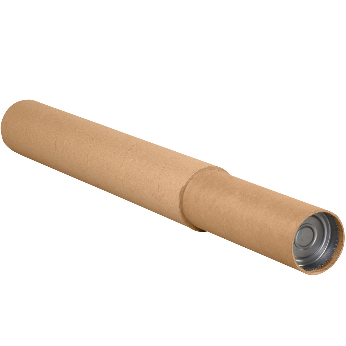 3 1/4 x 72 - 144 .18 Gauge Kraft Adjustable Tubes 15/Case