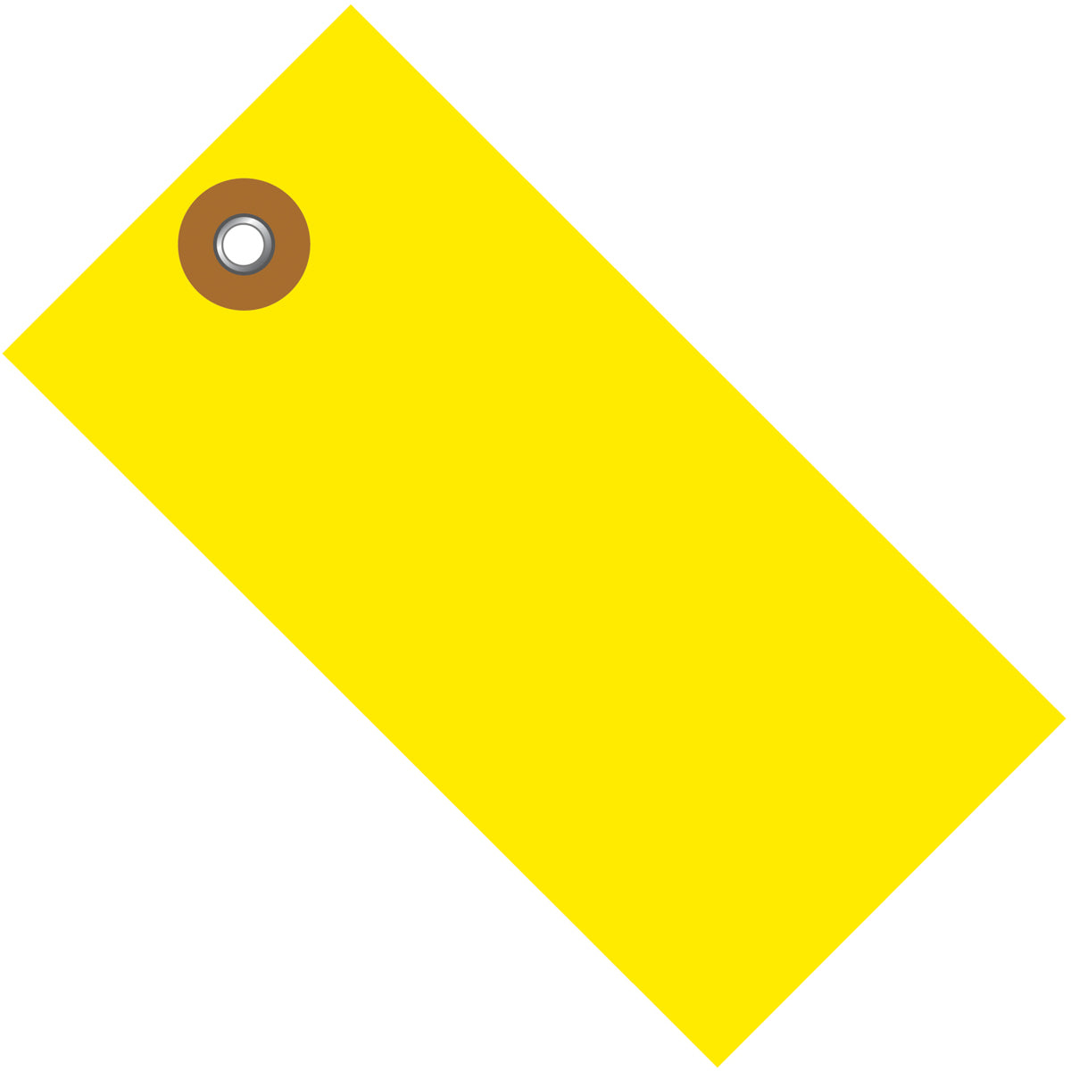 3 3/4 x 1 7/8 Yellow Tyvek Shipping Tag 100/Case