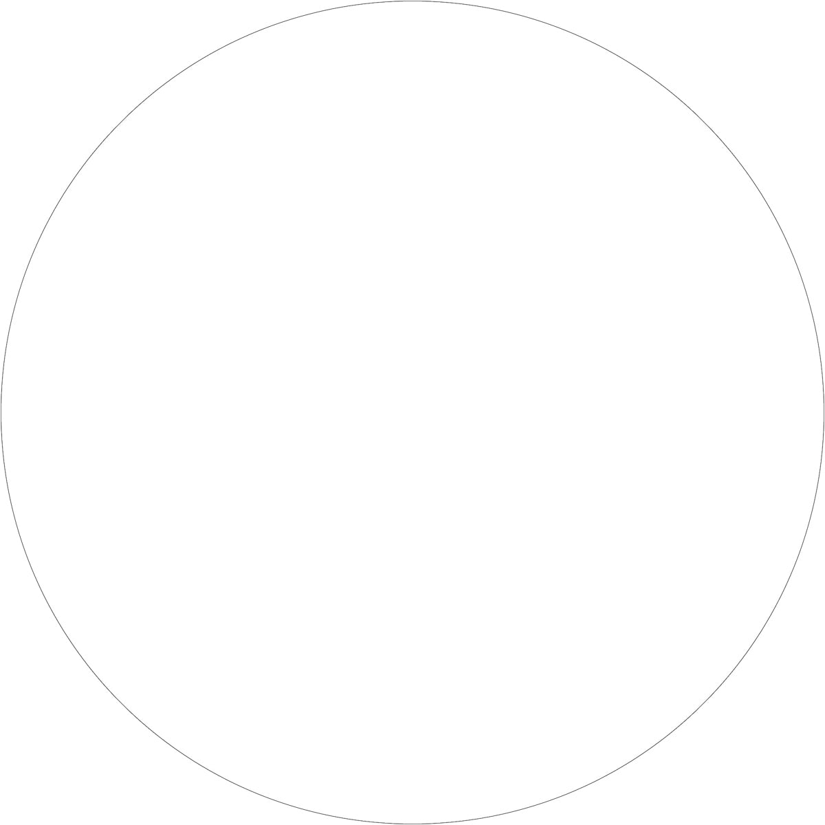 3/4" White Inventory Circle Labels 500/Roll