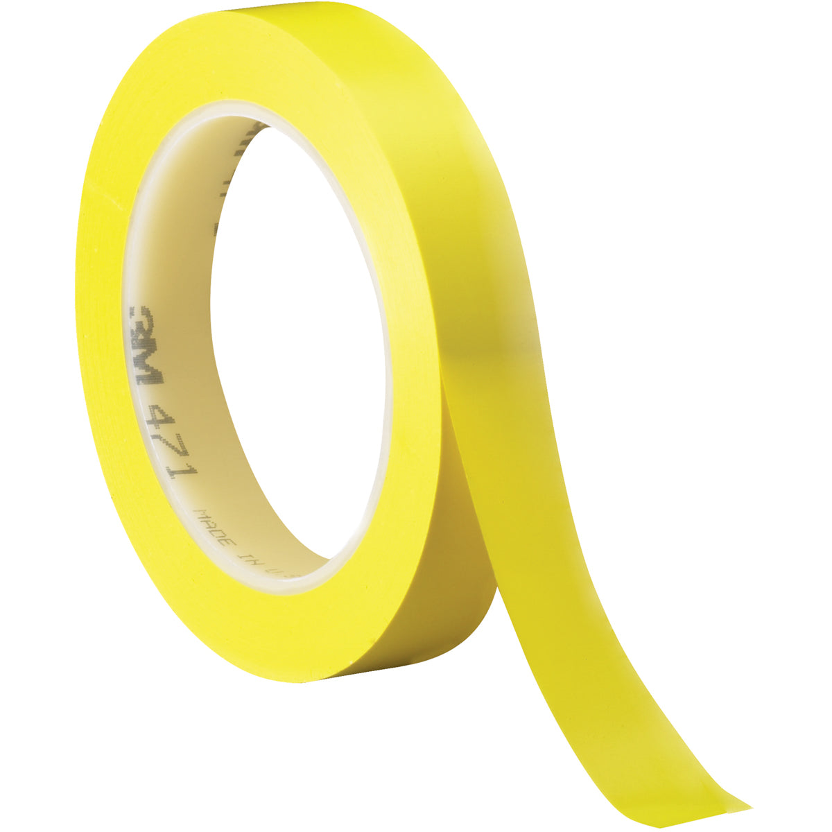 3/4" x 36 yds. Yellow 3M 471 Vinyl Tape 3/Case