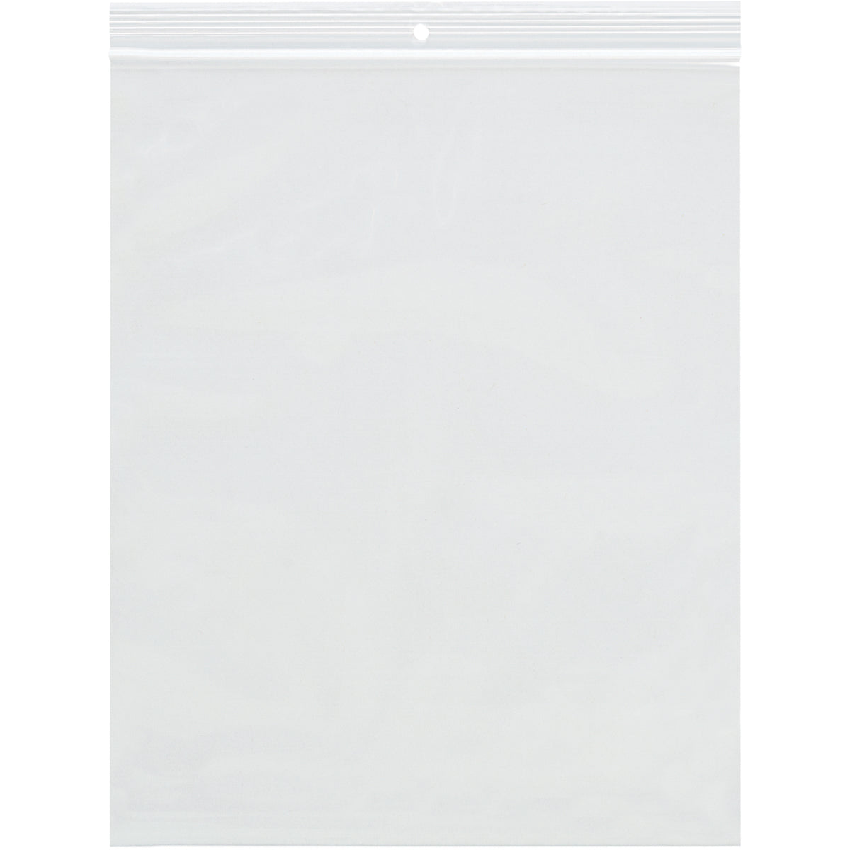 6 x 14 (2 mil) Reclosable Poly Bags With Hang Hole 1000/Case