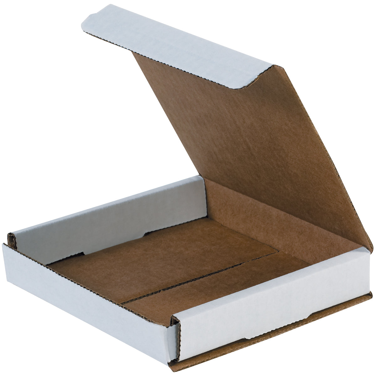 6 x 5 x 1 White Corrugated Mailers  50/Bundle