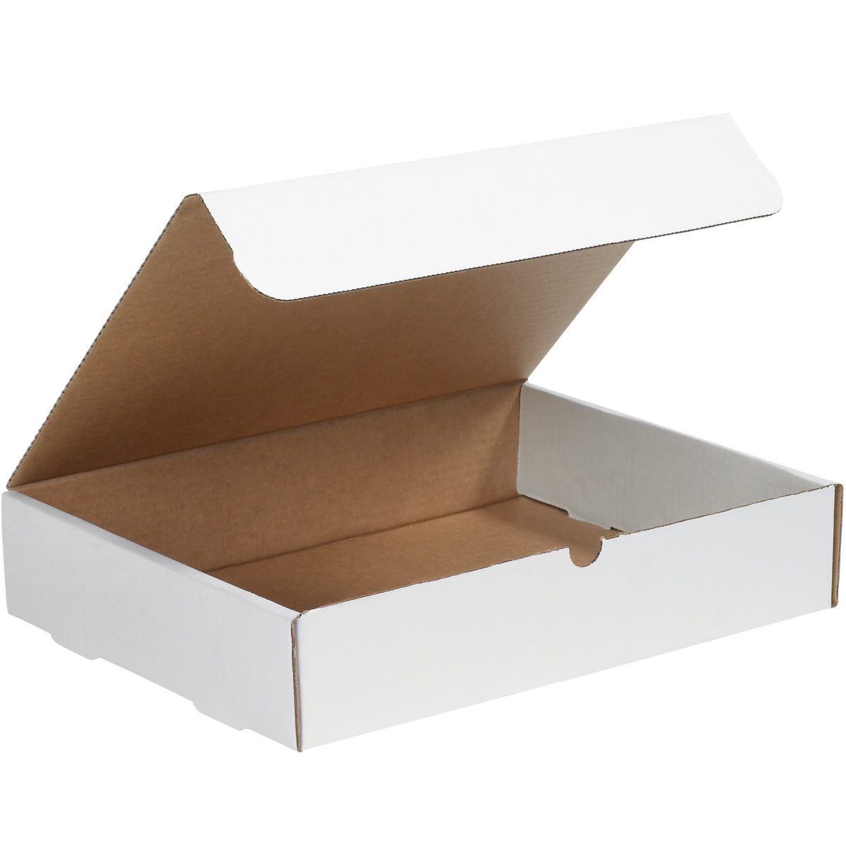 6 x 6 x 1 1/4 White Literature Mailers 50/Bundle