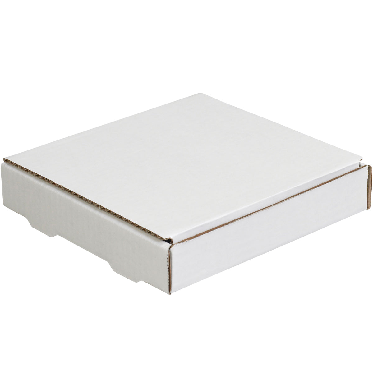 7 3/8 x 7 3/8 x 1 3/8 White Literature Mailers  50/Bundle
