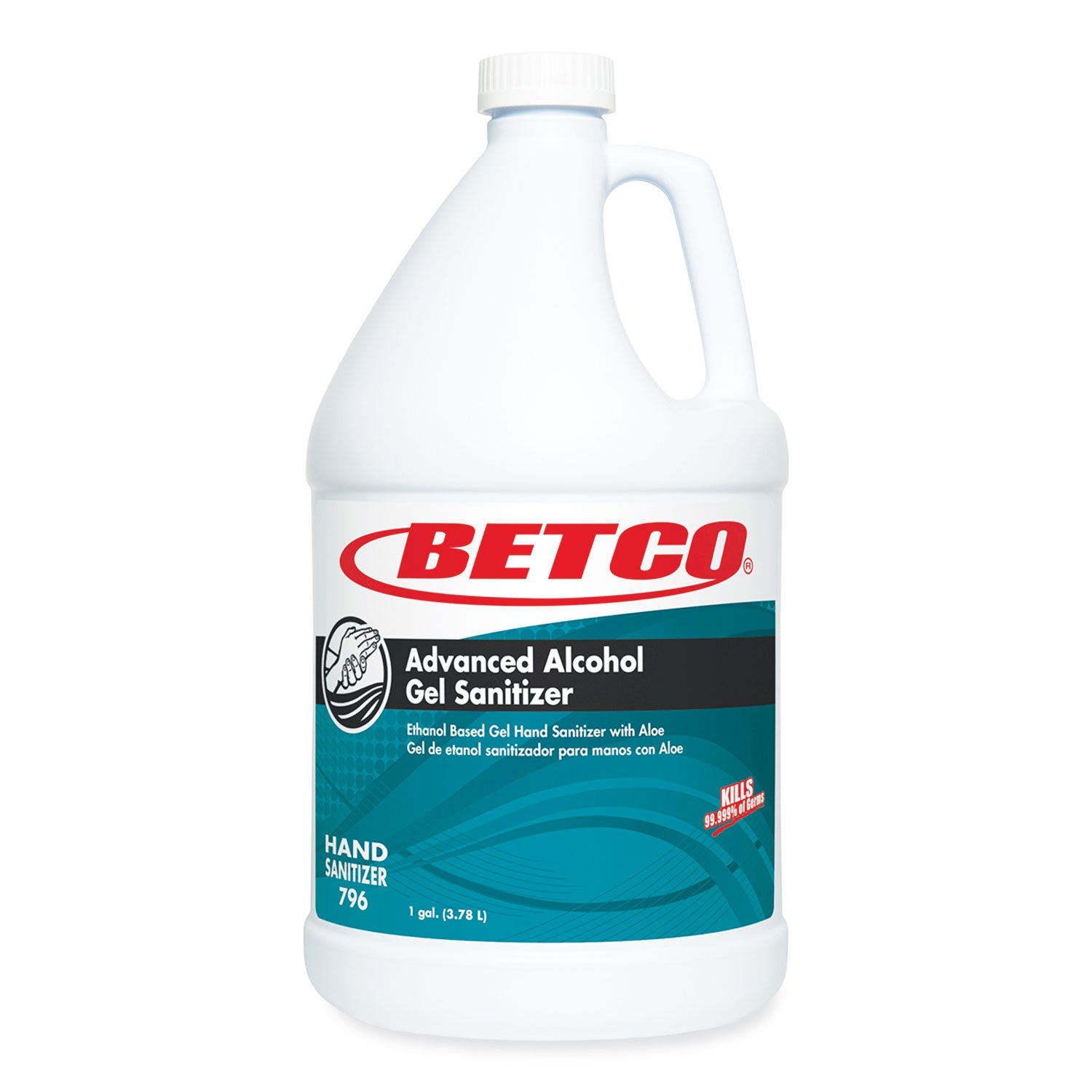 Advanced Gel Hand Sanitizer, 1 gal Bottle, Light Fresh Scent, 4/Carton