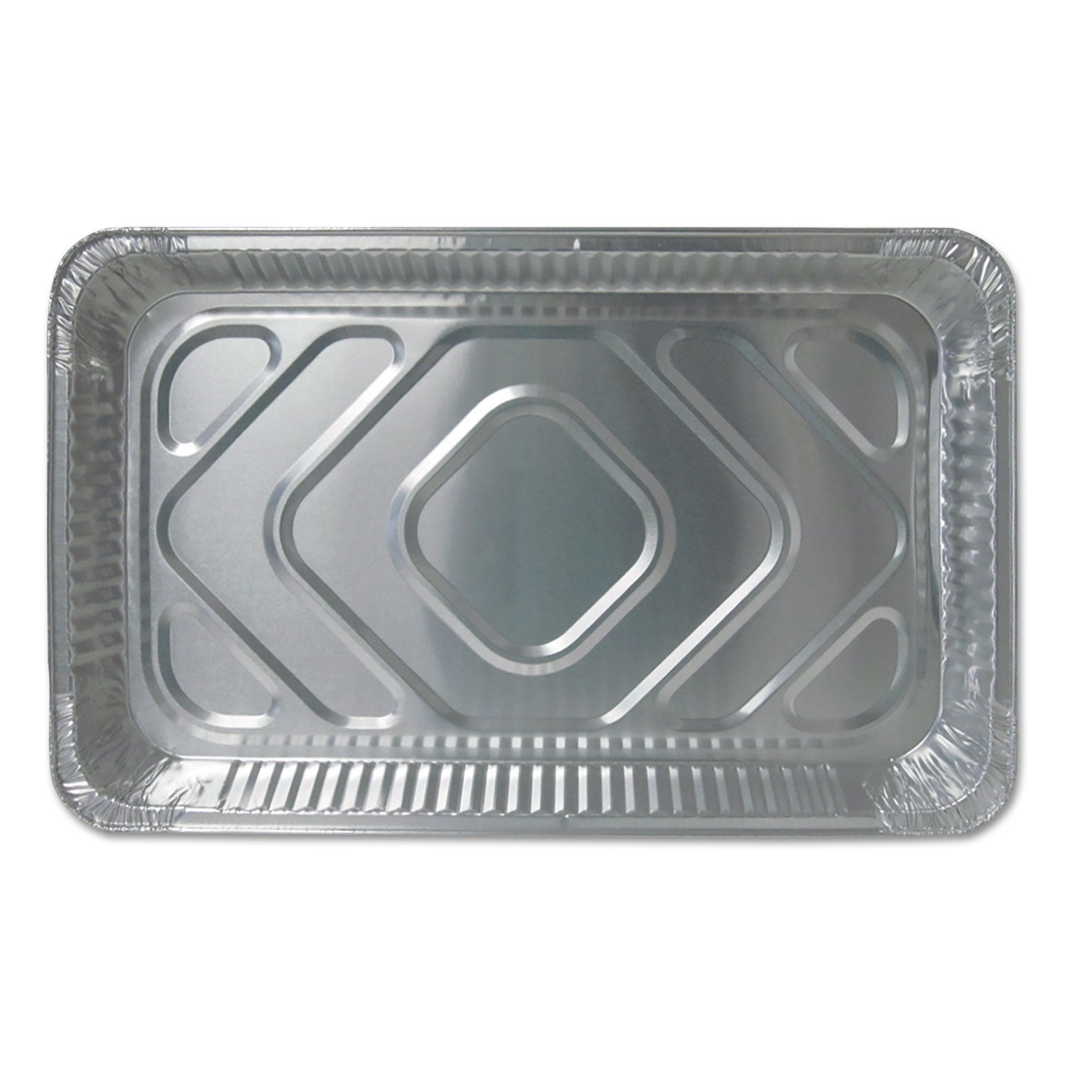 Aluminum Steam Table Pans, Full-Size Medium, 2.19" Deep, 12.81 x 20.75, 50/Carton
