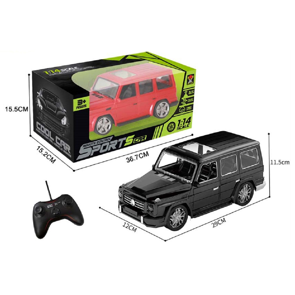 (Net) 1:24 Scale Radio Controlled Range Car - Full Function Remote ControlBlack