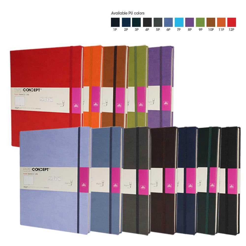 ( NET) OPP Paperconcept Executive Notebook PU Hard Cover Line /1925 cm