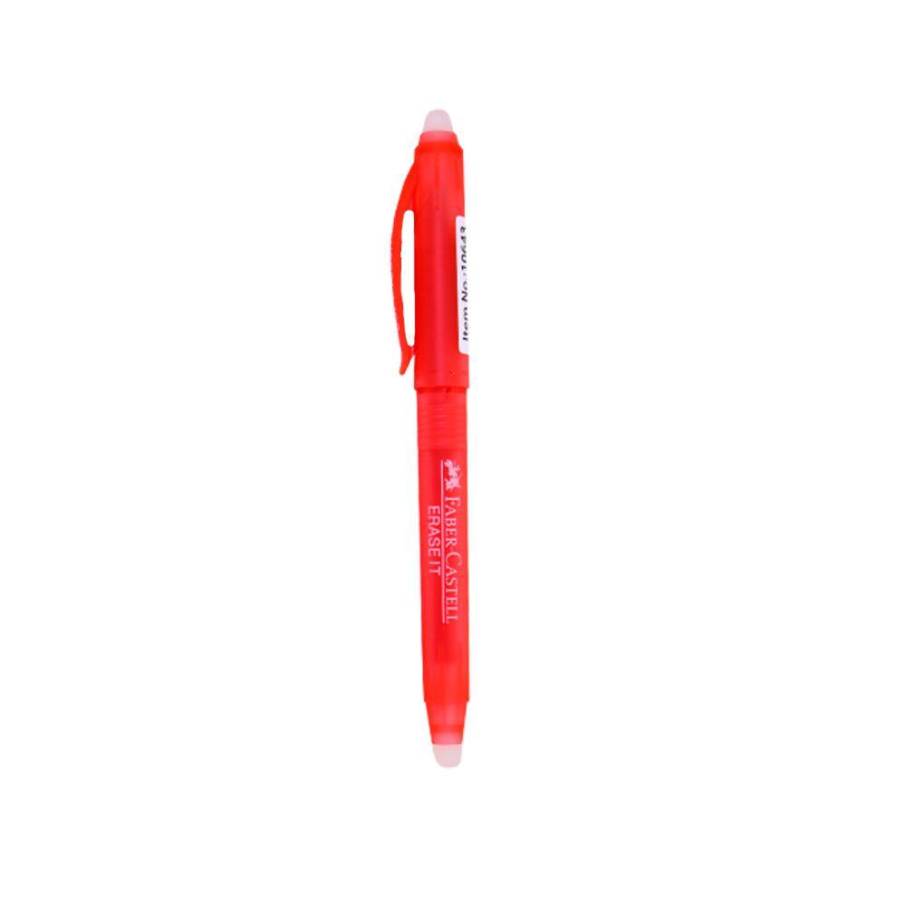(NET) Faber Castell Erasable Ball Point Pen 0.7m Red / 010643