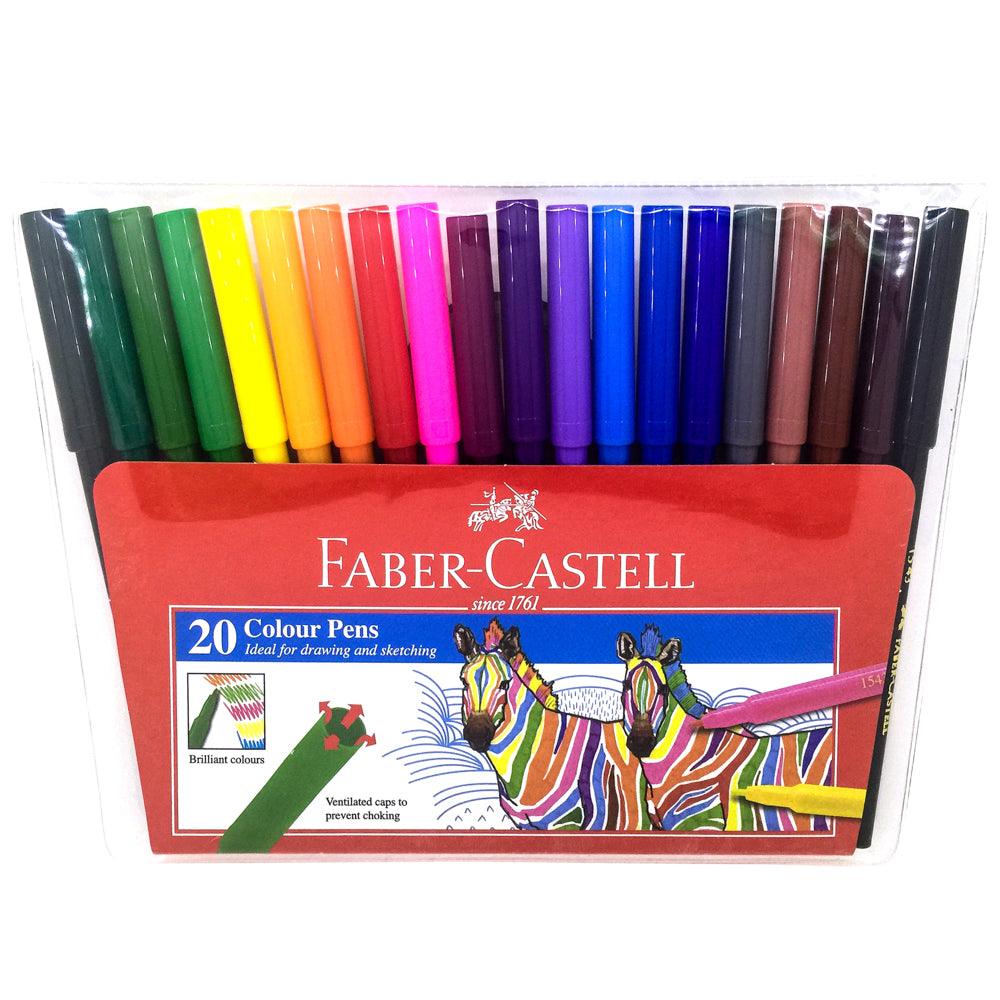 (NET) Faber Castell Fiber pen Washable Double Ended 20 pen / 53218