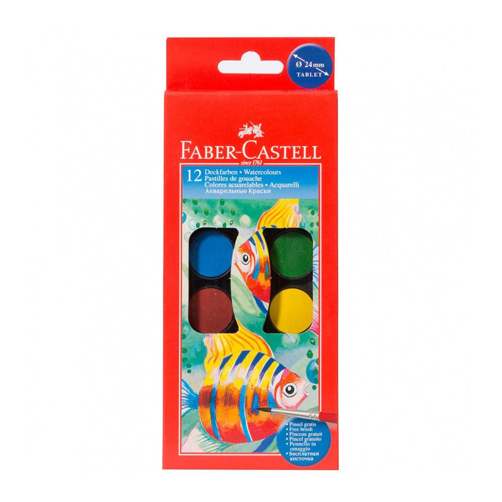 (NET) Faber Castle Aquarel Solid Set 12 Colors