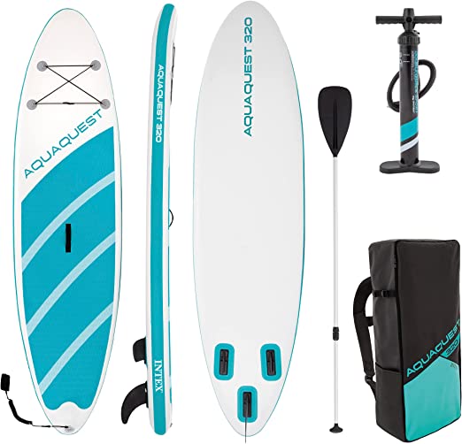 (NET) Intex 68242NP  Aqua Quest 320 SUP with Hand Pump and 216 cm Oar 320x81x15 cm