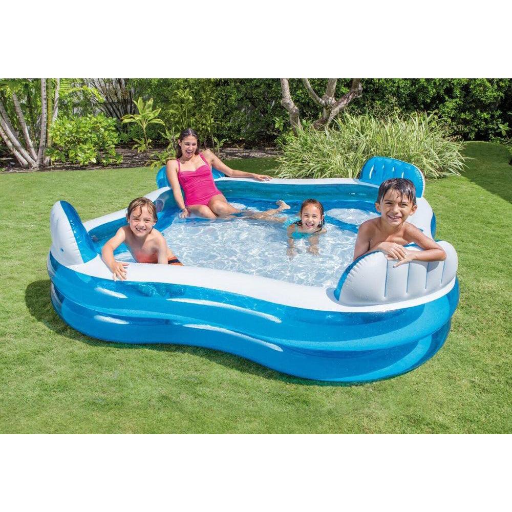 (NET) Intex Family Swimming Lounge Pool 56475NP