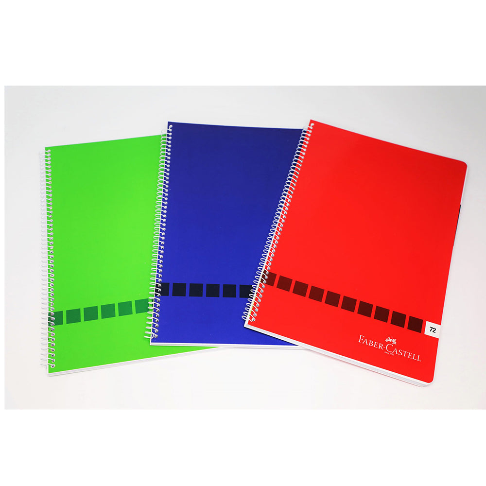 (NET)Faber-Castell Univ. Book A5 D.Spiral 144sh 90g Sqrd.