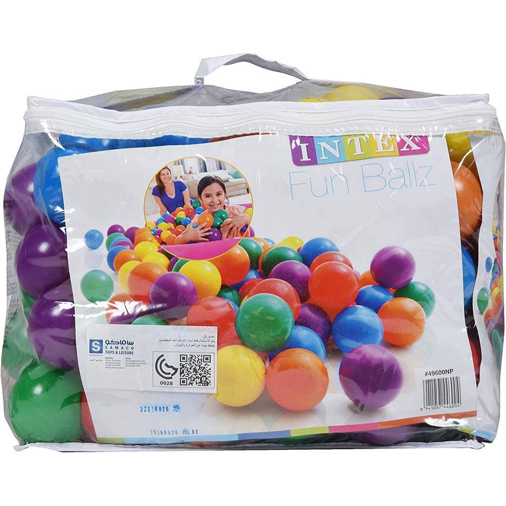 (NET)Intex Fun Balls  100 Pieces