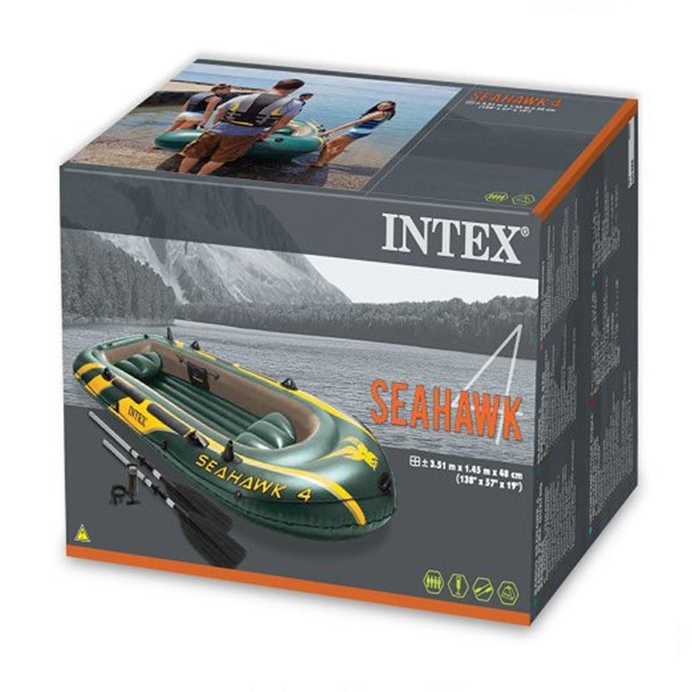 (NET)Intex Inflatable Seahawk 4 Boat