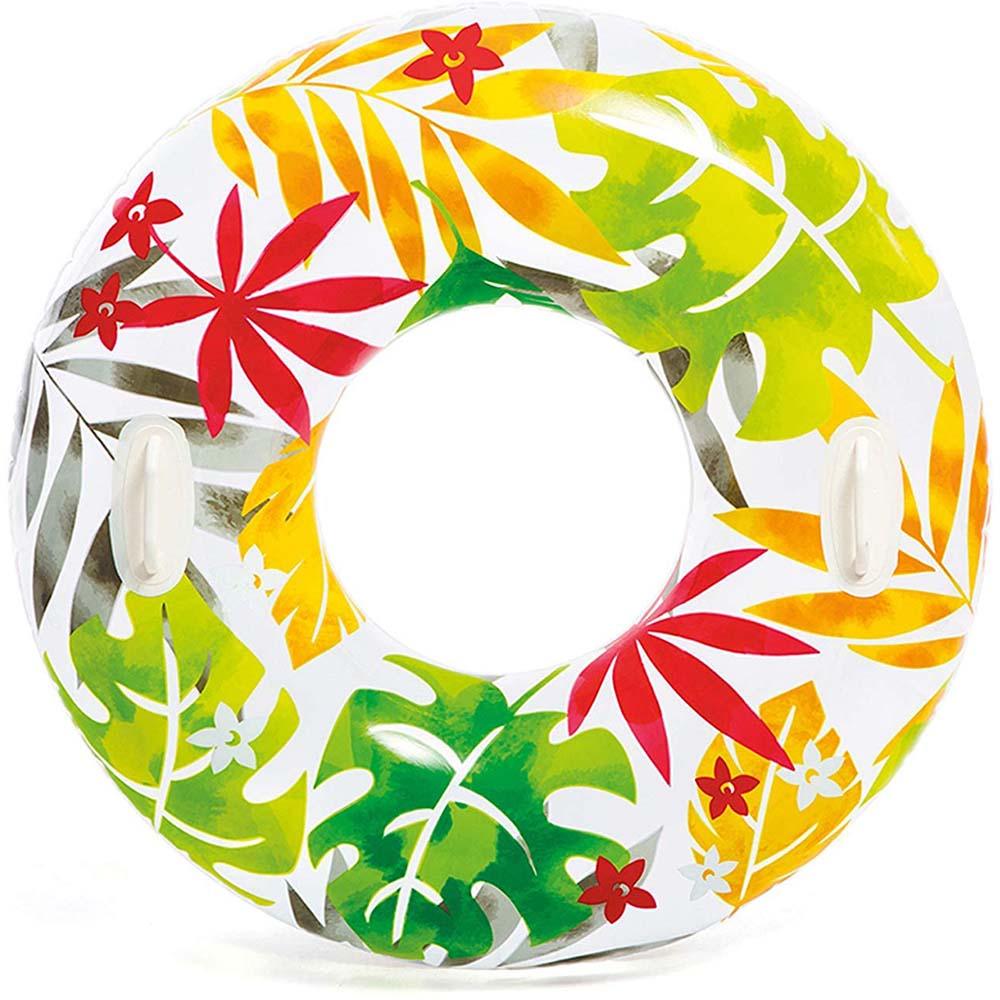(NET)Intex Transparent tube with handlesColorful