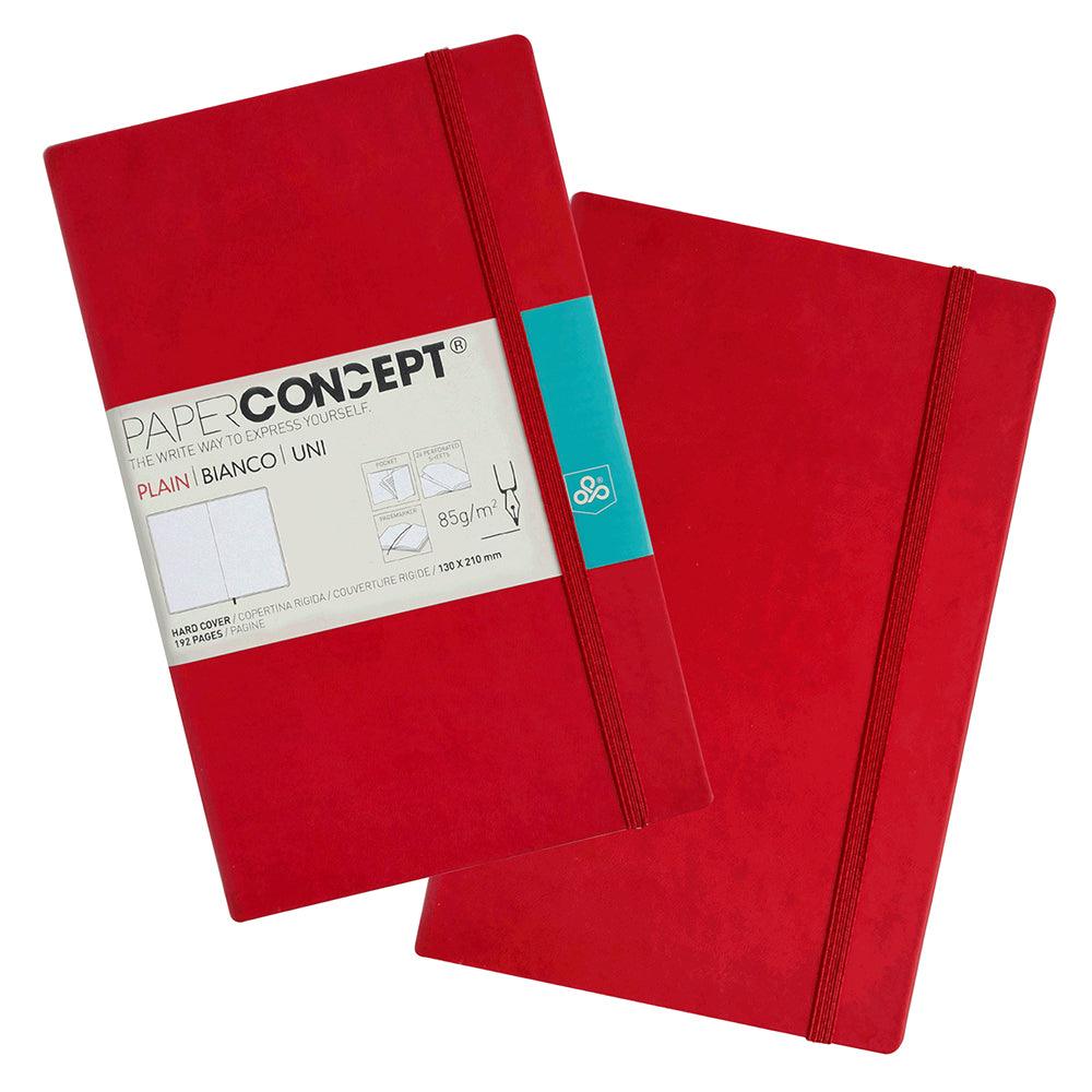(NET) OPP Paperconcept Executive Notebook PU Hard Cover Plain /1321 cm