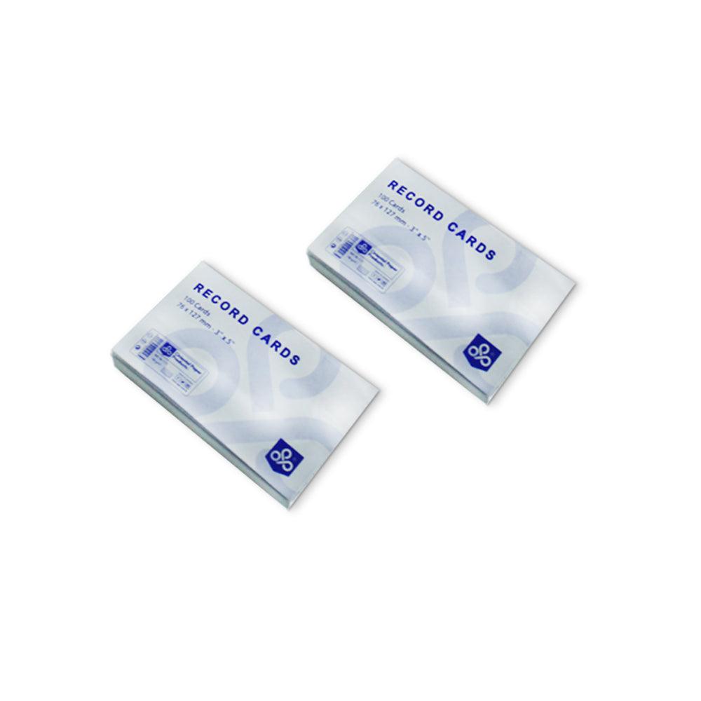 (NET) Opp Record Cards Small Line 7.5 x 12.6 cm - Line
