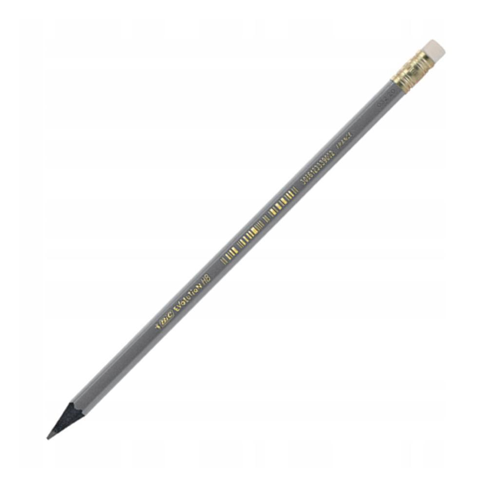 (NET) Pencil With Eraser BIC HB Evolution BLACK ECO