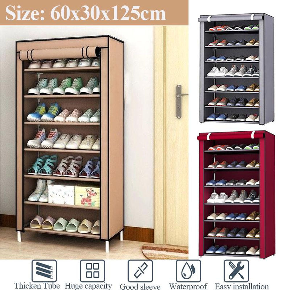 (Net) Shoe Cabinet, 7Layers Shoe Rack / 2278 / KN-148Black